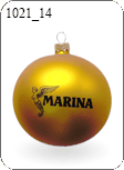 bombka z logo Przysta marina